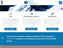Tablet Screenshot of forensischonderzoeksbureau.nl